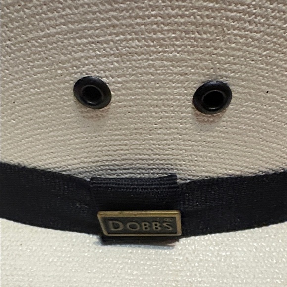Dobbs Cowboy Hat Ivory 6 7/8 - Picture 10 of 16
